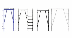 Building Construction <strong>Frame</strong> <strong>Type</strong> <strong>Scaffolding</strong> Complete Set with Best Price and High Quality - Product Image 6