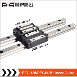 Guía deslizante lineal profesional PEGH25mm bloque cuadrado/brida para sistema de movimiento lineal - Product Image 4