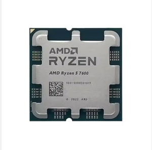 New Used <strong>AMD</strong> R5 7500F 7600 7600X 3.7GHz 6-Core 12-Thread <strong>CPU</strong> for Desktop Compatible Socket AM5 DDR5 5200 PC Gaming Processor - Product Image 2