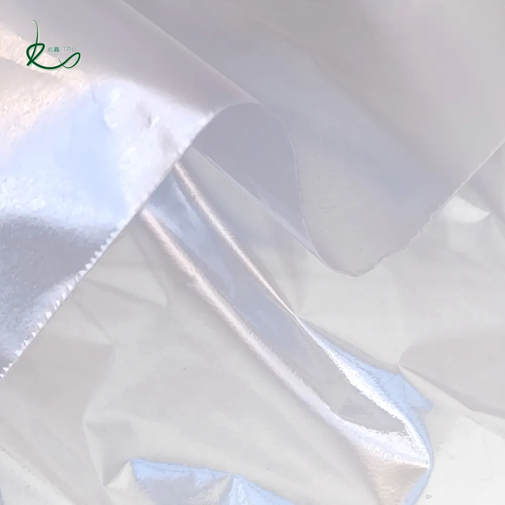 Tissu mat transparent TPU des fabricants pour vêtements et chaussures respectueux de l'environnement imperméable et respirant