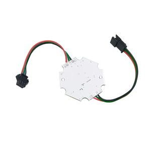 3W ad alta potenza WS2811 controllata ha condotto il modulo pixel DC12-24V ingresso RGB indirizzabile full color Pixel Luce