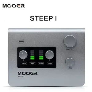 Mooer STEEP I 2 in 2 Out <strong>Audio</strong> Interface Support MIDI <strong>Input</strong> and <strong>Output</strong> for Musicians Producers Mobile Recording Sound Card - Product Image 4