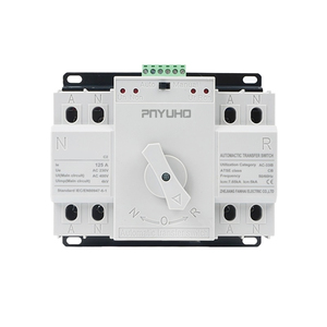 Çift güç otomatik Transfer anahtarı 2P4P 63A 125A mikro çift güç kaynağı 3P4PATS bekleme güç transferi anahtarı - Product Image 3