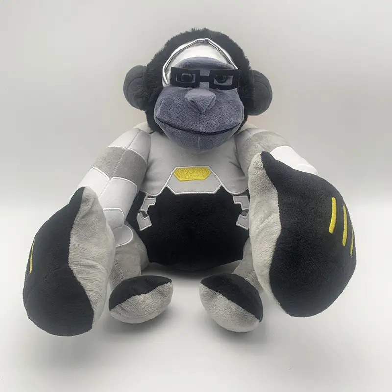 Fábrica Brinquedos Promocionais Jogo Periféricos Overwatch Winston Gorilla Plush Boneca Plushie Animal Boneca para Crianças Presente
