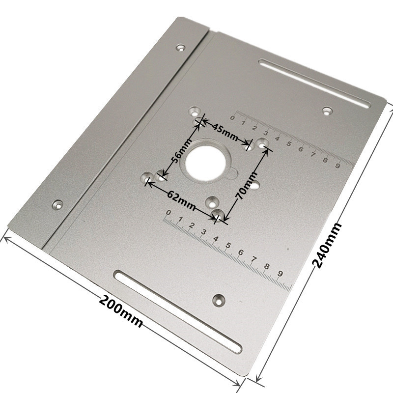 2-hole silver panel