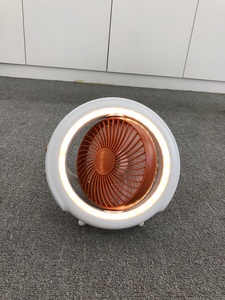 带灯和遥控可调光的发光二极管吊扇薄型110V 220V B22/E27带发光二极管灯的小型吊扇 - Product Image 2