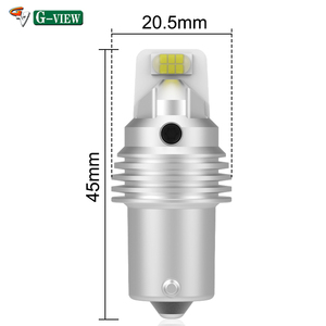 Gview GS 9-30V süper parlak düşük güç LED dönme sinyali ampul 1157 1158 yedekleme ters işık kuyruk fren flaşör yeni durum - Product Image 2