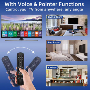 Ersatz Smart TV Magic Fernbedienung MR22GA/GN LED Air Mouse Sprach zeiger funktionen Fester Code Kunststoff-Silizium-Tastatur - Product Image 4