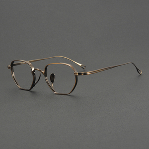 Kmn9919 Cao Tinh Khiết Titan Khung Quang Học Chất Lượng Tốt Kính Cho Nam Giới Và Phụ Nữ Titan Khung Kính Một Mảnh Mũi Pad - Product Image 2
