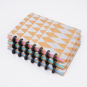 Disc <strong>Binding</strong> <strong>Notebook</strong> School <strong>With</strong> Solid Color Edge Customizable A5 <strong>Notebooks</strong> - Product Image 4