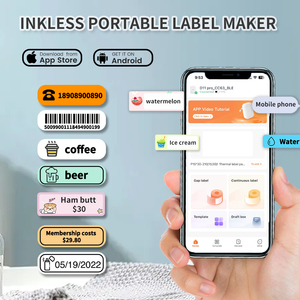 Portable 15mm D11 Thermal <strong>Printer</strong> Mini Smart Label Maker Machine Bluetooth Interface Smart Portable Thermal <strong>Printers</strong> - Product Image 4