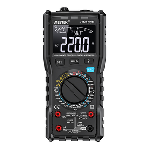 DM100 dijital multimetre yüksek hızlı akıllı çift çekirdekli t-rms ncv'deki sıcaklık multimetre anti-yanık sigorta Alarm multimetreler - Product Image 1