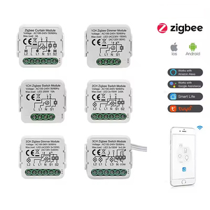 ABUK 16A 250vイーサネットミニスマートライト調光器カーテンスイッチモジュールzigbeewifiリレースイッチ (tuyaモジュールリモコン付き) - Product Image 2