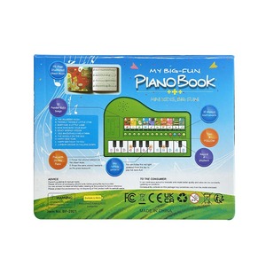 定制儿童早学钢琴音书创意英语音乐书带键盘可录有声书 - Product Image 5