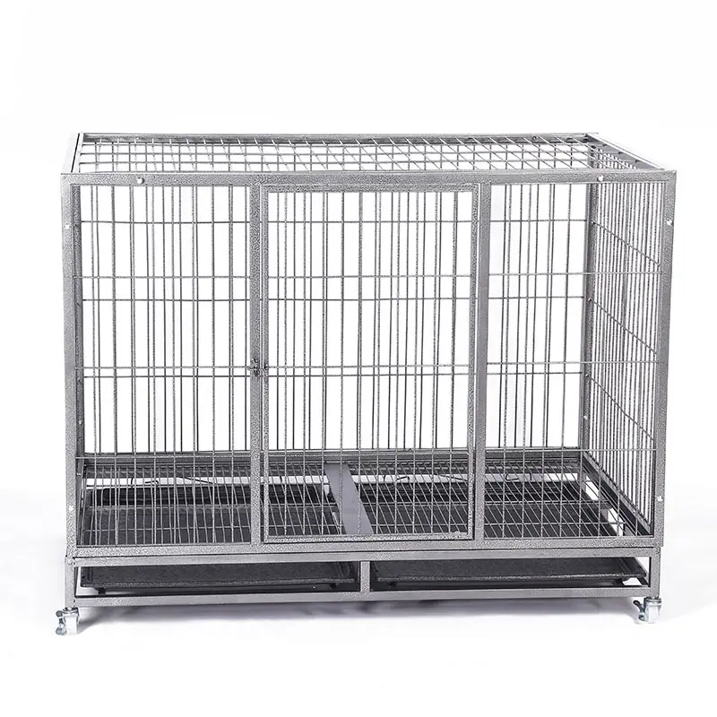 Pet Cages Carriers Houses Large Kennel Folding Wire Dog Cage