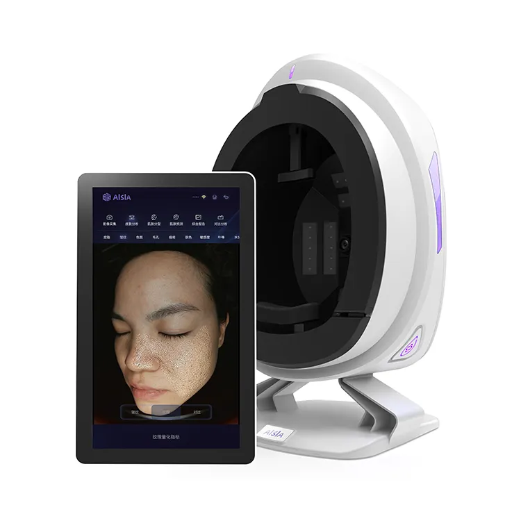 Portable digital skin analyzer automatic focus 3d skin scanner care facial analyzer skin elasticity test analyzer