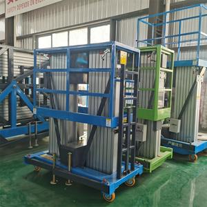 Doble mástil hidráulico 200kg Carga 14m Altura Plataforma de trabajo aéreo de elevación vertical - Product Image 3