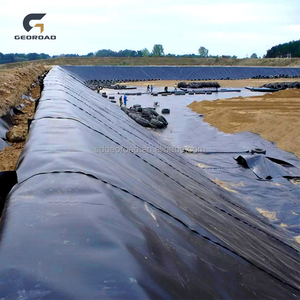 Fabrika fiyat HDPE 1mm 1.5mm balık gölet Liner için 2mm su geçirmez polietilen geomembran - Product Image 2