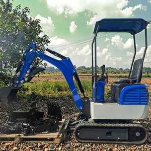 Kylin Mini Máy Xúc Với Có Thể Thu Vào Theo Dõi Bốn-Trong Một Xô Ngón Tay Cái Clip Tốc Độ Điều Chỉnh Cho Cơ Giới Trồng - Product Image 4