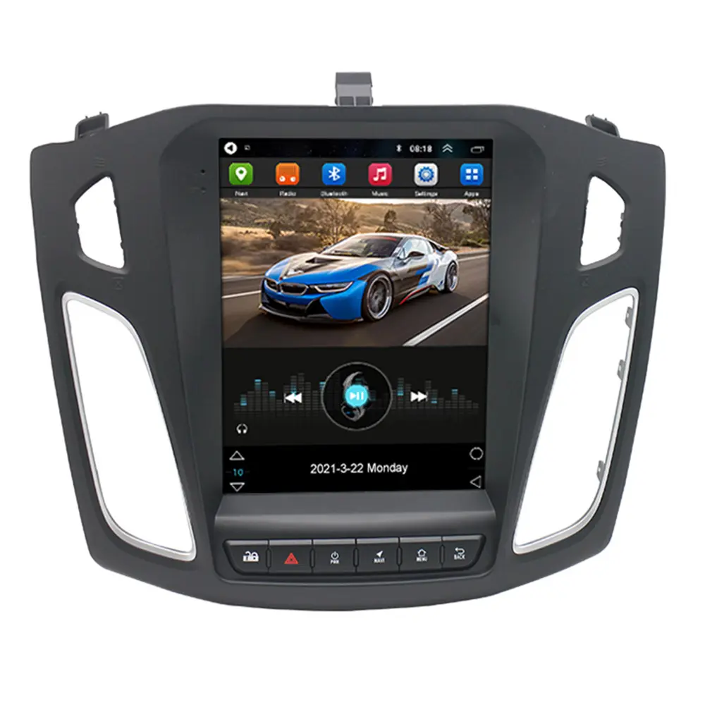 9.7 "سيارة راديو مشغل وسائط متعددة لفورد التركيز 2012-2018 WiFi Carplay GPS والملاحة ستيريو سيارة أندرويد الصوت DVD Autoradio