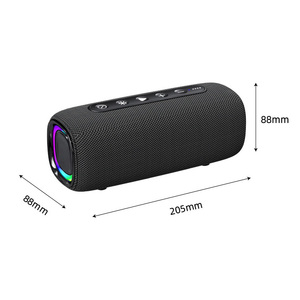 Premium Smart <strong>Speaker</strong> with RGB LED Lights and Waterproof Design Perfect for Home and Outdoor Voice Control <strong>Use</strong> - Product Image 4