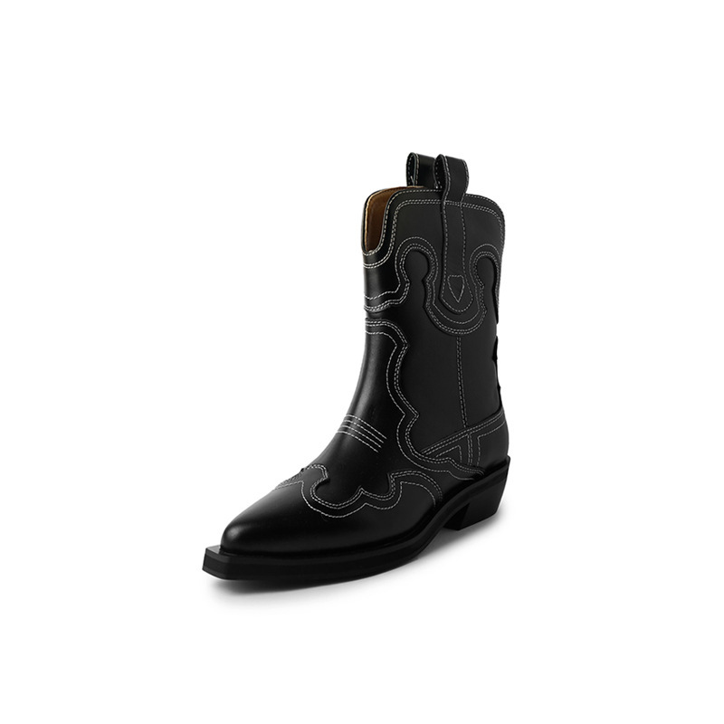 Cylindre court noir simple eur36