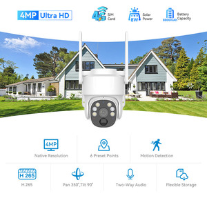 Cantonk CQ-G4 düşük güç tüketimi Pan & Tilt 4G güvenlik kamera AOV teknolojisi 24/7 her zaman Video açık IP65 güneş kameralar - Product Image 2