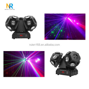 Factory Direct <strong>Sales</strong> High Power RGB Full Color 18PCS <strong>3</strong>-Head Beam Laser Light Moving Head <strong>LED</strong> Light Source - Product Image 5