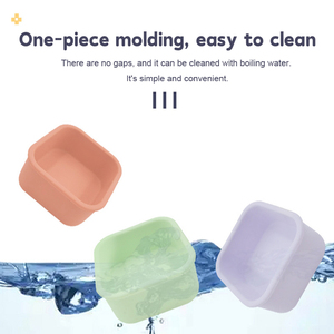 100ml Mini <span class=keywords><strong>Silicone</strong></span> Hộp Đựng đồ ăn nhẹ có nắp đậy Bento ăn trưa hộp gia vị tái sử dụng lưu trữ thực phẩm cho chăm sóc ban ngày du lịch làm việc BPA miễn phí - Product Image 6