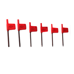 T6 T10 T15 T20สีแดงแบบธงคู่ปุ่มกด Torx - Product Image 4