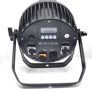 ความสว่างสูง6/10Ch Ip65ไร้สาย Dmx แบตเตอรี่9X18W Rgbwauv 6In1นำแสง Par