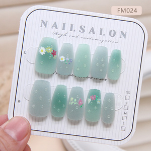 เกล็ดเล็บปลอมติดโลโก้ออกแบบได้ตามที่ต้องการทำด้วยมือมีเพชรส่งเครื่องมือให้ซัพพลายเออร์เคล็ดลับพลอยเทียม - Product Image 6