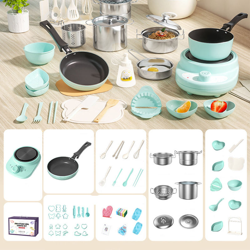 Juego de Cocina de Juguete para Niños Blue-221