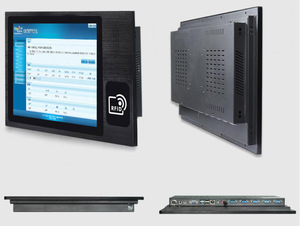 15&quot; 17&quot; Inch IP65 Waterproof PCAP <strong>Touchscreen</strong> Industrial Panel PC All-in-one <strong>Computer</strong> <strong>with</strong> Card Reader NFC/RFID J1900 I3/i5/i7 - Product Image 3