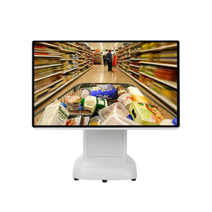 Caja registradora con sistema Win7 de 15,6 pulgadas al por mayor con pantalla de cliente, máquina POS de doble pantalla - Product Image 5