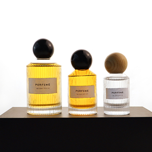 High Quality Refillable 30ml 50 ml <strong>100</strong> ml Round Glass <strong>Perfume</strong> Bottle Packaging with Atomizer Spray - Product Image 1