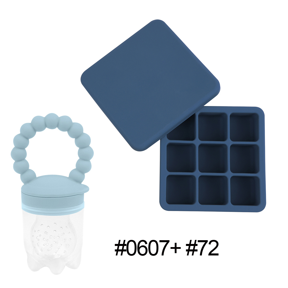 Bleu avec couvercle