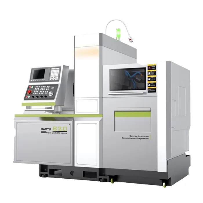 High quality 5 Axis cnc lathe Machine B20 Dual-spindle Swiss Type Cnc Lathe with siemens FANUC GSK controller
