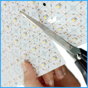 High CRI 80 90 500x233mm Cuttable Led Stone Countertop Backlit Flexible Sheet 2835 LED ultra Thin 1mm Led Light Sheets - Product Image 3
