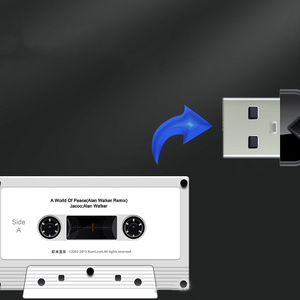 新批发音频立体声便携式盒式录音机播放器，带磁带到MP3格式转换器，通过u盘 - Product Image 3