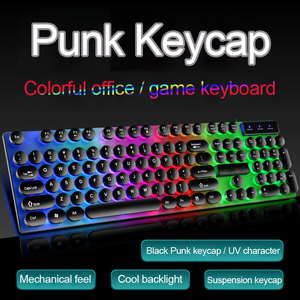 Kit de ordenador de escritorio OEM, Teclado Y ratón para Gamer, con cable Usb, Klavye, Rgb, retroiluminación, ratón Y Teclado - Product Image 3