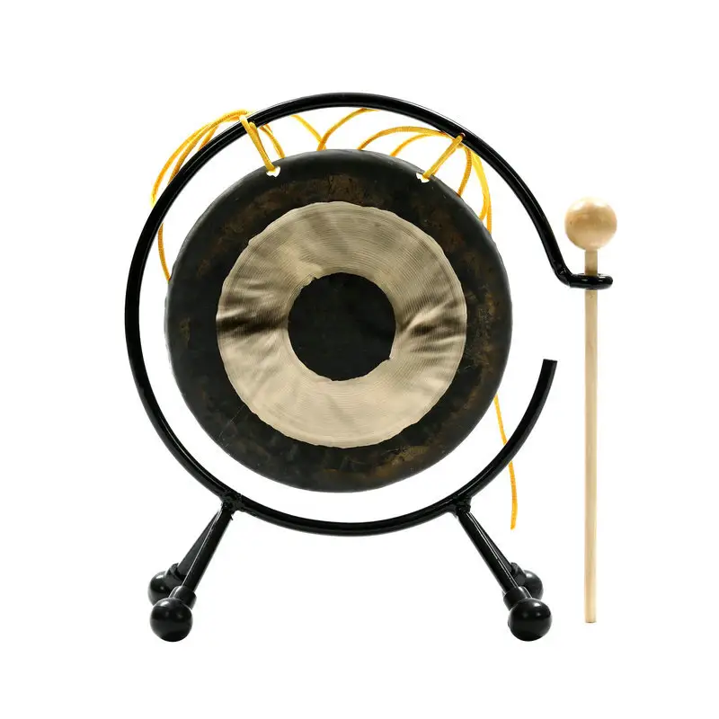 Gong Los mejores productos de venta en Ali Baba grandes instrumentos musicales 8 pulgadas 10 25cm barco Langfang platillos con mazo