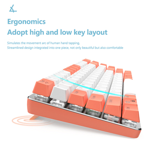 Wired Mechanical <strong>Keyboard</strong> 82 Keys Monochrome Backlight Desktop <strong>Computer</strong> Home Notebook Office E-sports Game Mechanical <strong>Keyboard</strong> - Product Image 4