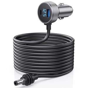 Starlink สายเคเบิลขนาดเล็ก3 in 1ในรถที่ชาร์จไฟ DC อะแดปเตอร์ที่จุดบุหรี่12V-48V พร้อมจอแสดงผลดิจิตอลสำหรับรถบรรทุกและรถยนต์ - Product Image 1