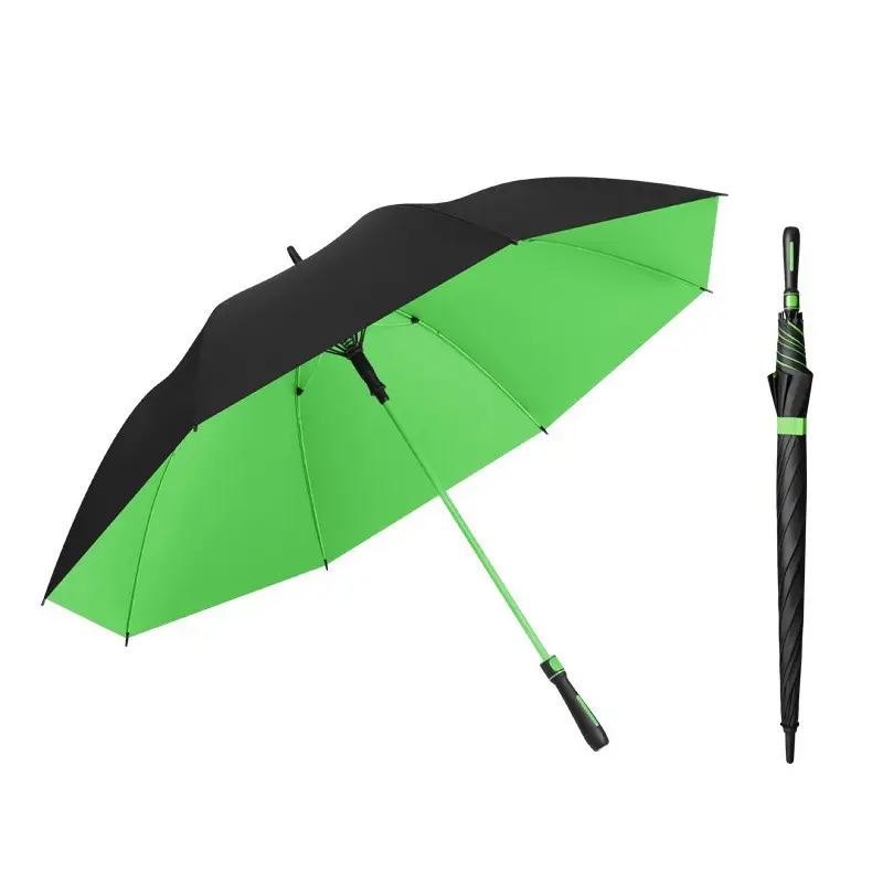 קידום מכירות מטריית שכבה כפולה באיכות גבוהה מטרייה מותאמת אישית עמידה לרוח עם הדפסי לוגו מיתוג סובלימציה מטריית גולף