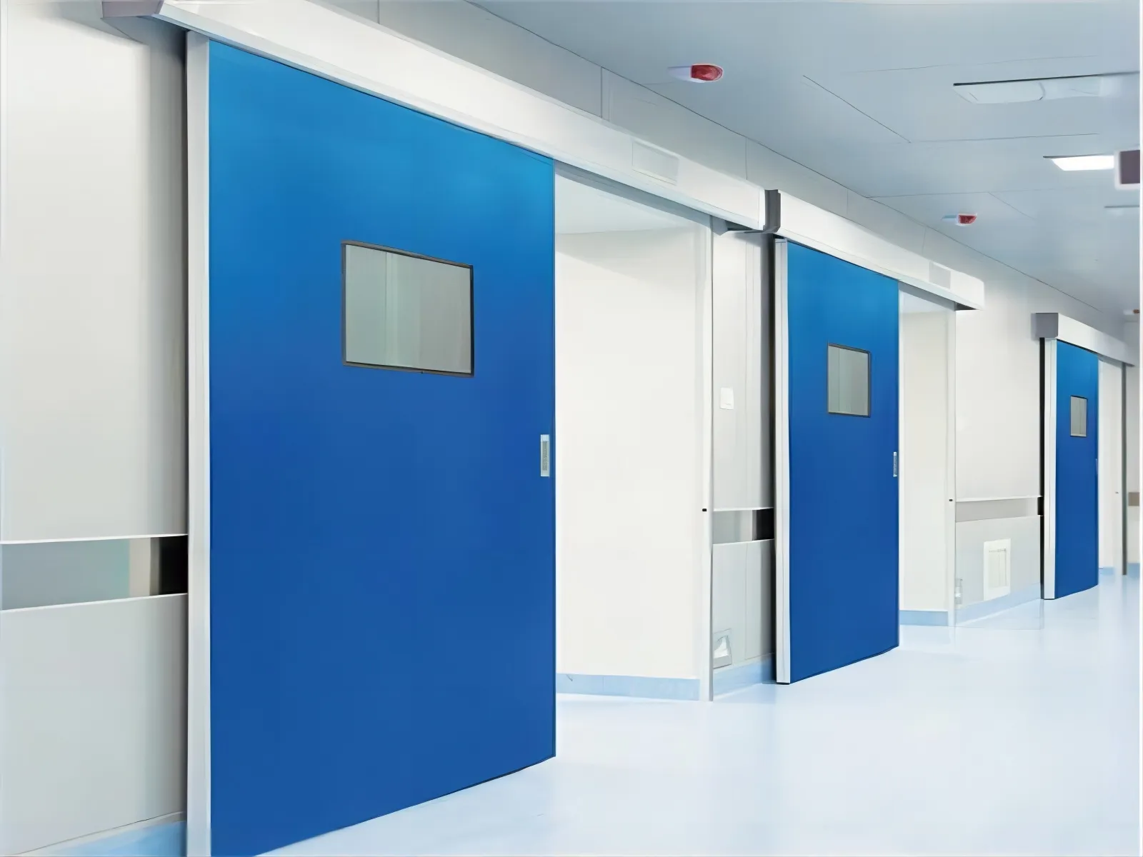 Puertas corredizas eléctricas de acero para el cuidado de la salud para hospitales
