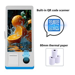 Fábrica OEM 15,6 ''Código Qr Impresora integrada Android Todo en uno Monitor Cajero Registro Pos Terminal Systems Machine - Product Image 3