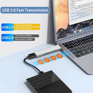 Sıcak 3-Port alüminyum USB 3.0 Hub USB C Splitter AU tak kablosuz bağlantı 15W çıkış gücü Laptop şarj adaptörleri PD fonksiyonu - Product Image 4