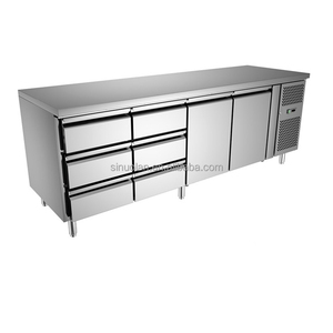 Air Cooling 8 Drawers Under Counter Drawer <strong>Chiller</strong> Commercial Stainless Steel Refrigerator Under Counter <strong>Chiller</strong>