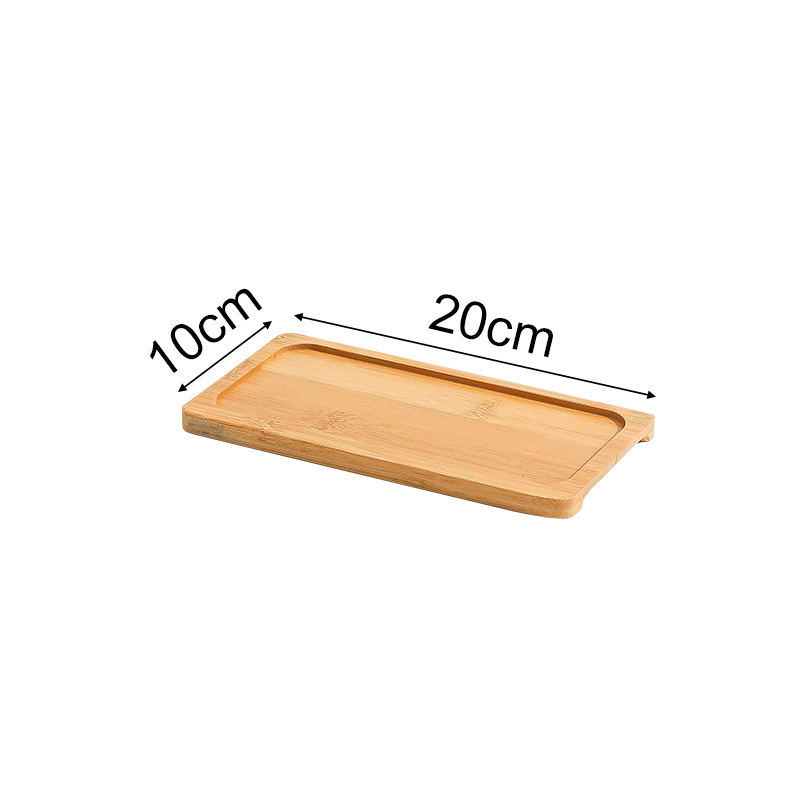 Base de bambú para juego de 2 piezas